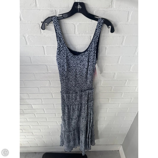 Dress Casual Maxi By Nine West In Blue & White, Size: M