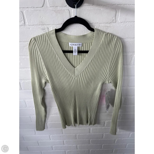 Sweater By Chaus In Green, Size: Xl