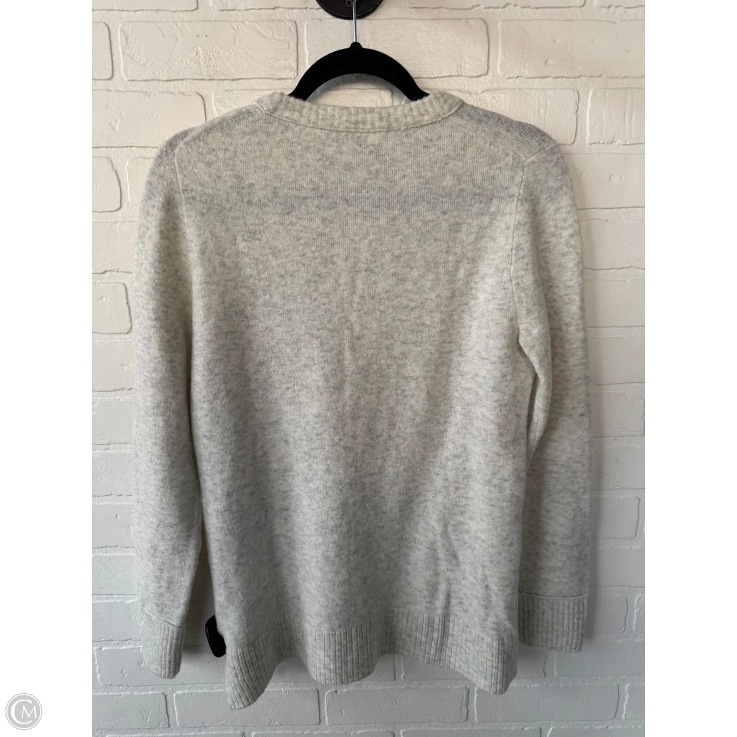 Sweater By J. Crew In Grey & White, Size: S