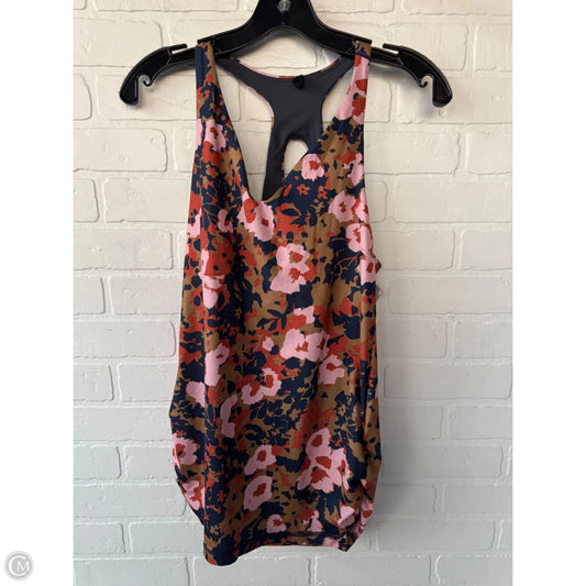 Athletic Tank Top By Prana In Blue & Tan, Size: M