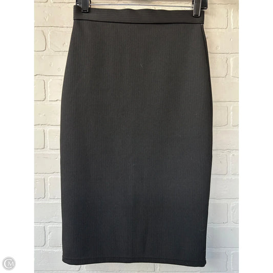 Skirt Midi By Topshop In Black, Size: 6