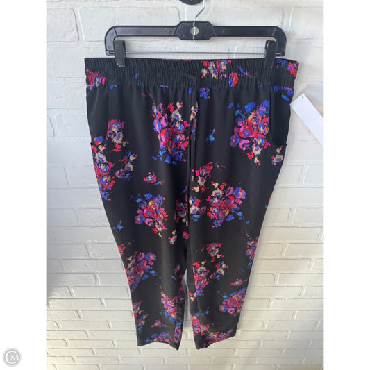 Pants Joggers By Coldwater Creek In Black & Blue, Size: 16