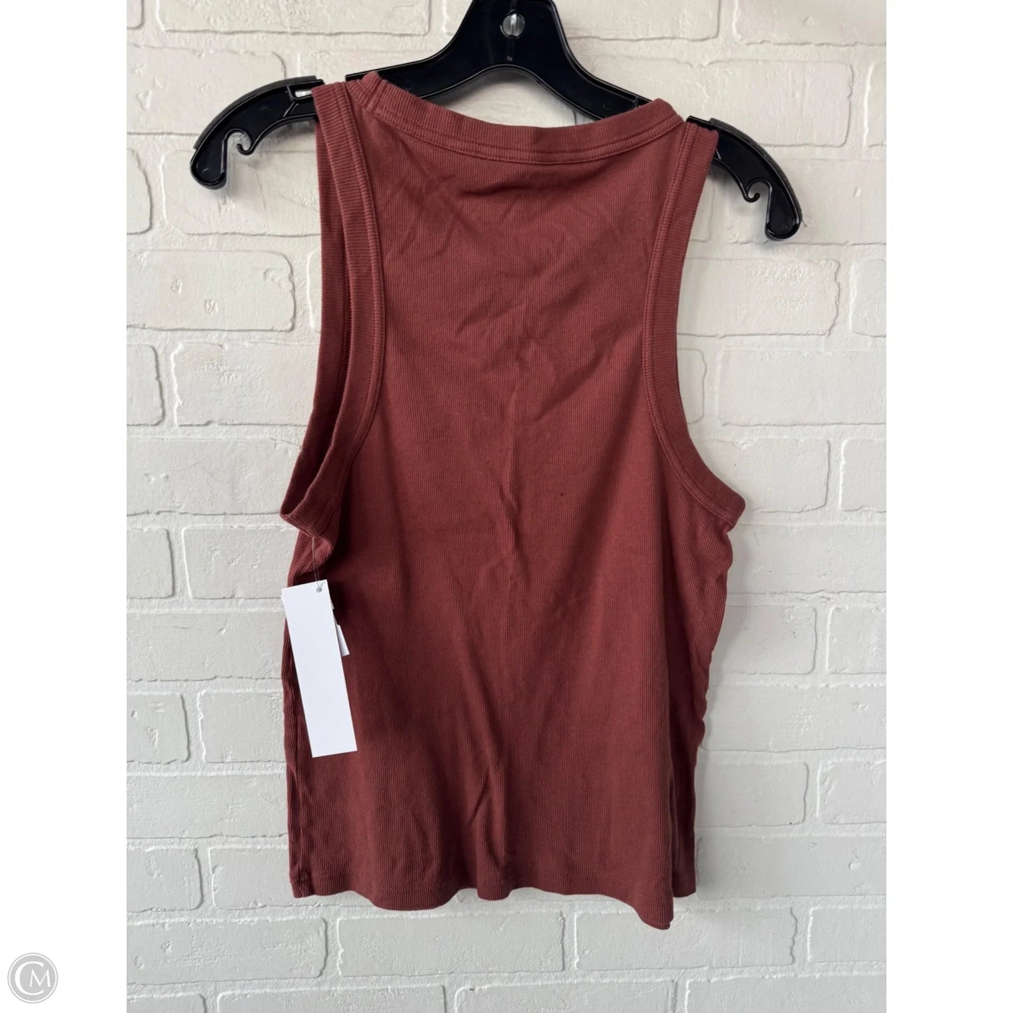 Top Sleeveless Basic By Banana Republic In Brown, Size: L
