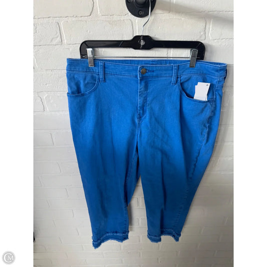 Capris By Chicos In Blue, Size: 12