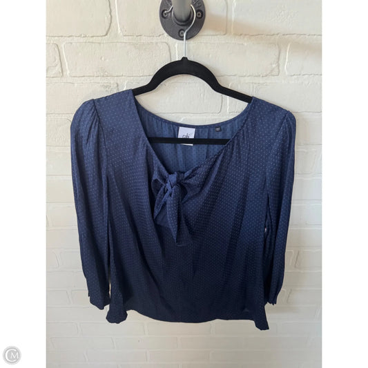 Top 3/4 Sleeve By Cabi In Blue, Size: M