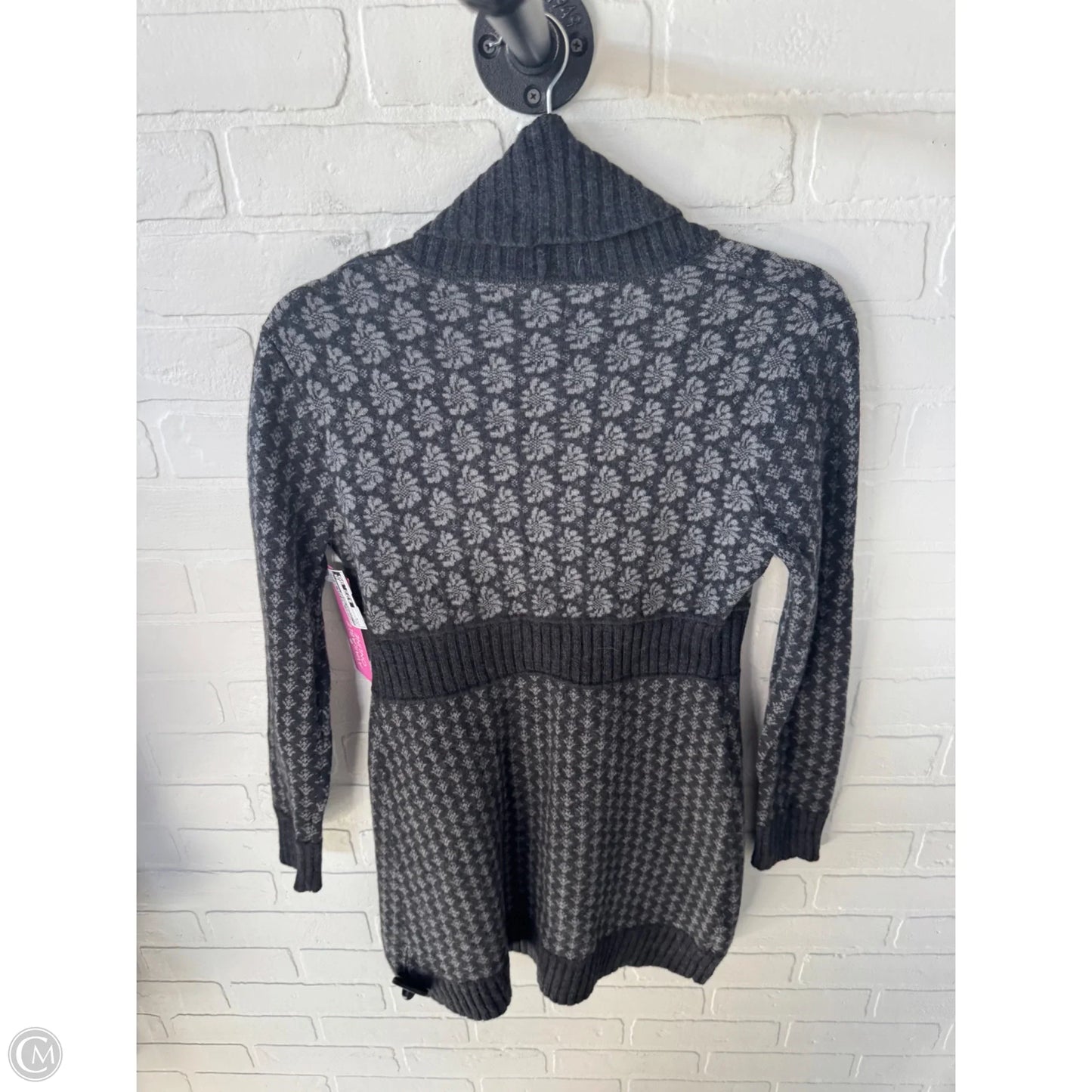 Sweater Cardigan By Clothes Mentor In Grey, Size: S