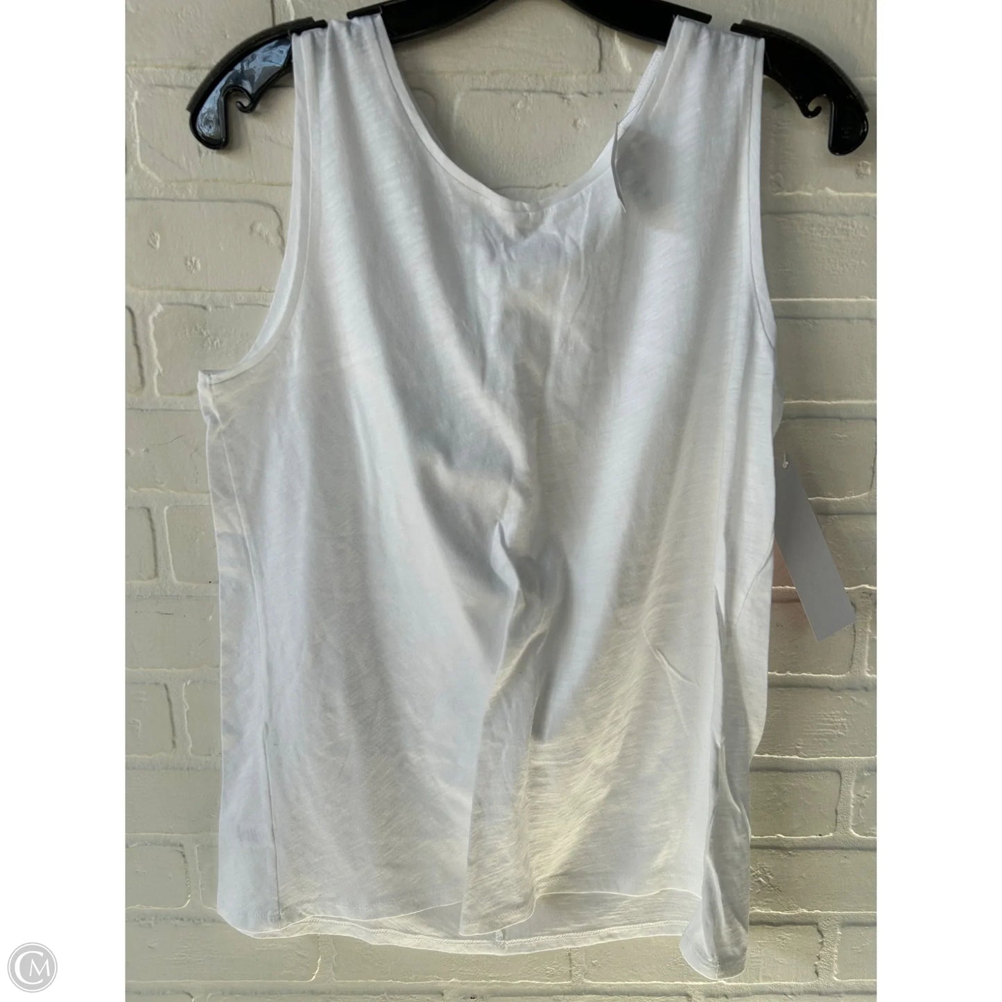 Top Sleeveless By Loft In White, Size: M