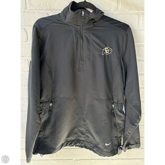 Athletic Jacket By Nike In Black, Size: M