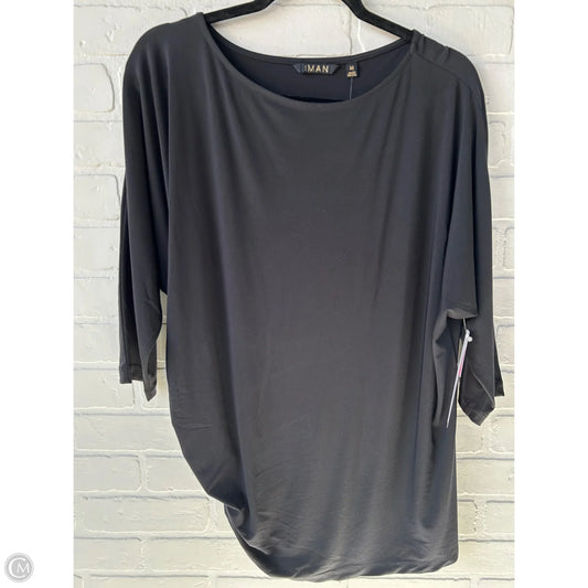 Top 3/4 Sleeve By Clothes Mentor In Black, Size: M