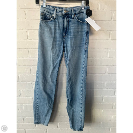 Jeans Straight By Good American In Blue Denim, Size: 0