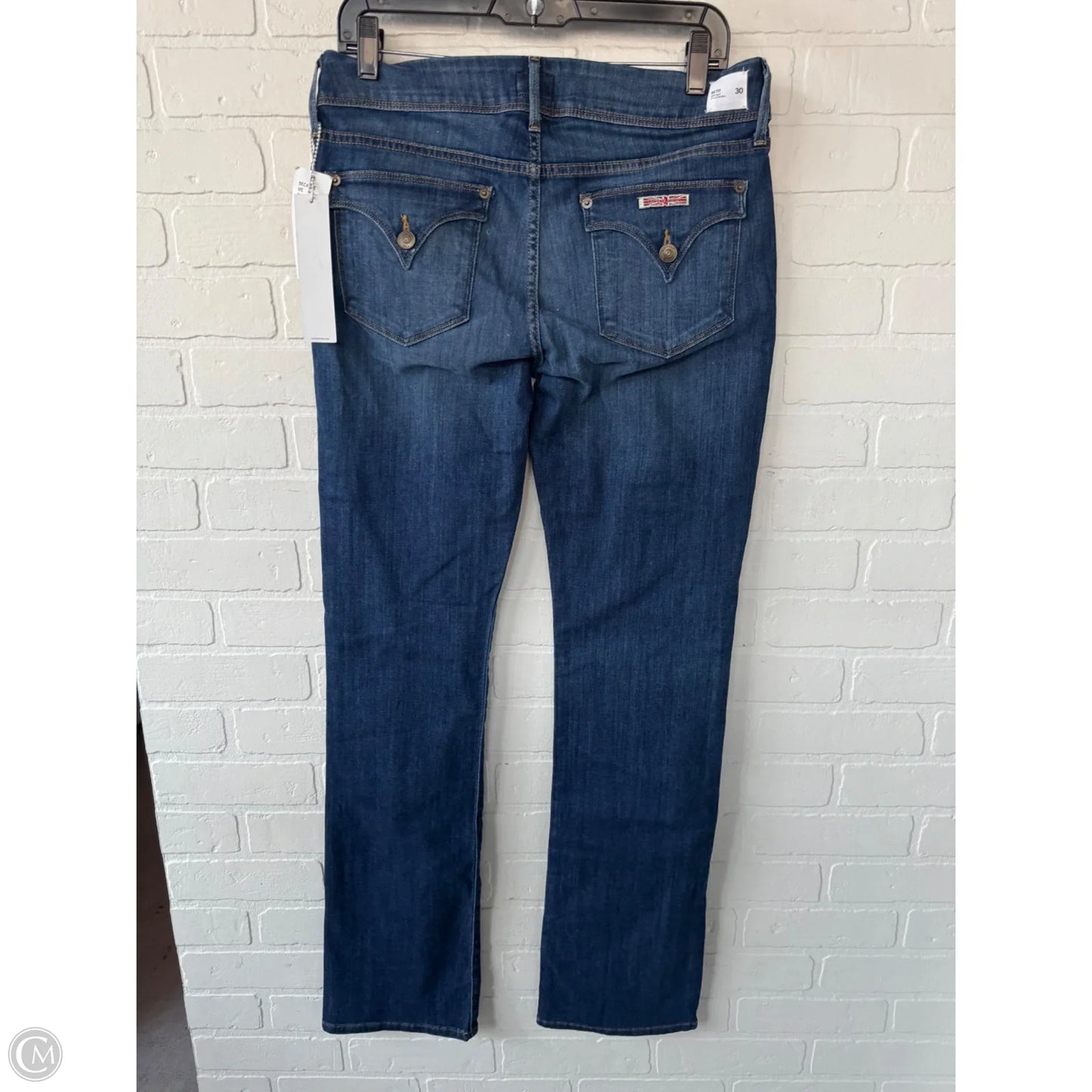 Jeans Boot Cut By Hudson In Blue Denim, Size: 10