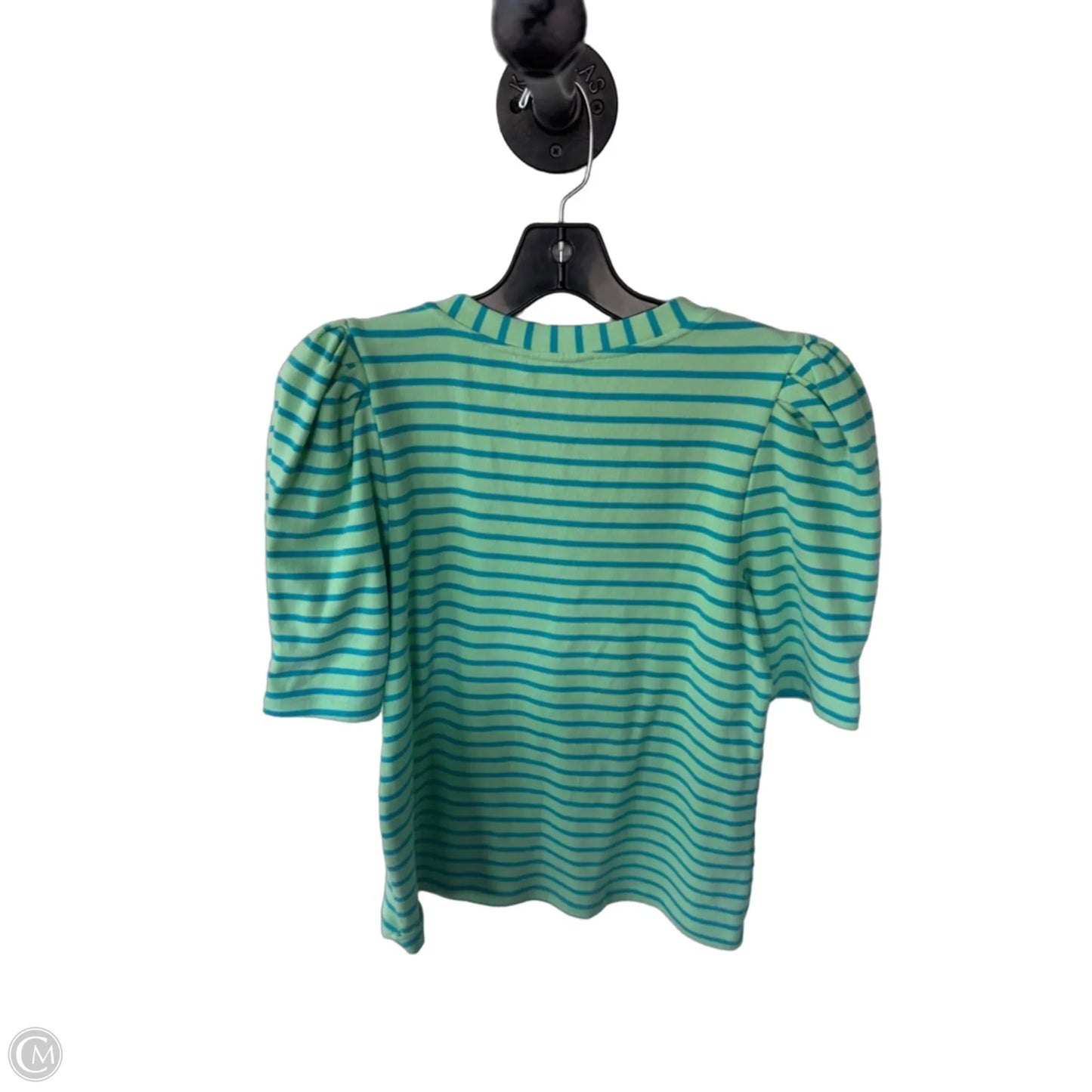 Top Short Sleeve By English Factory In Blue & Green, Size: S