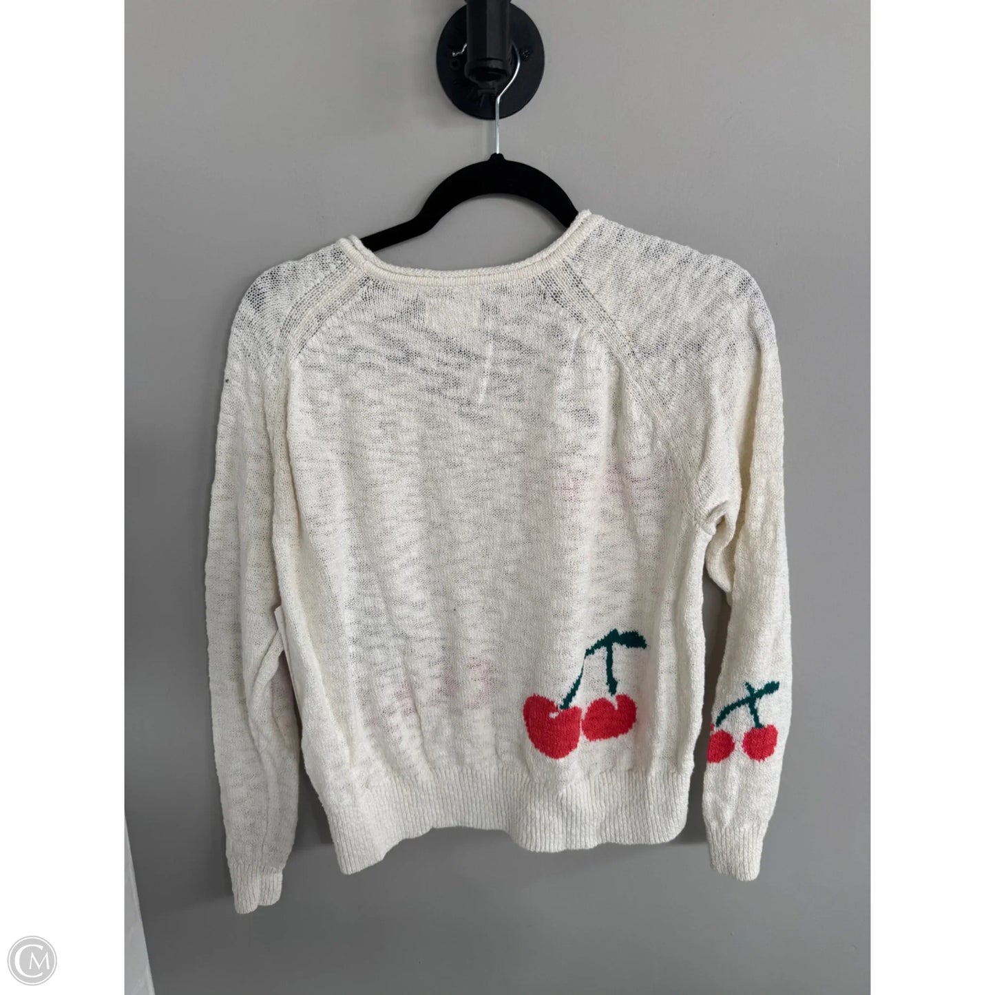 Sweater By Lou And Grey In Cream & Pink, Size: Xs