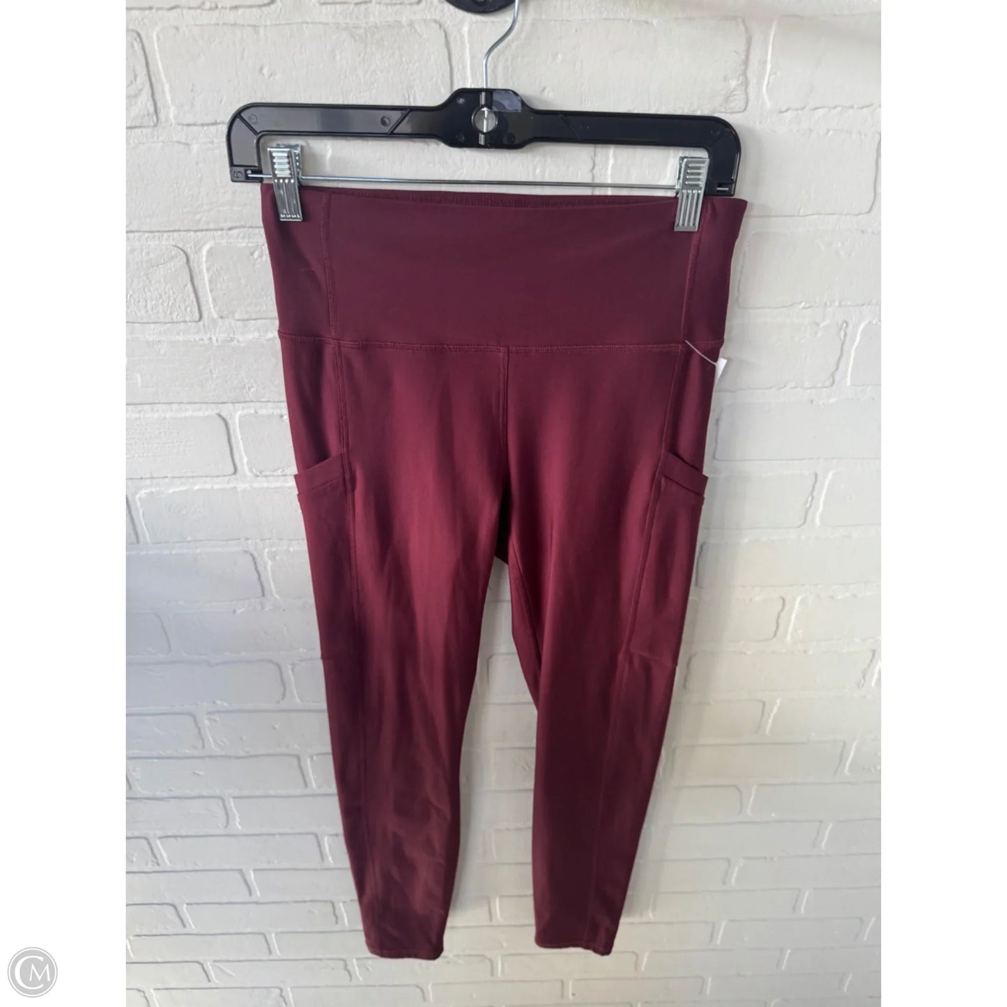 Athletic Leggings By Fabletics In Red, Size: 4