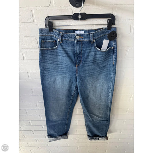 Jeans Straight By Loft In Blue Denim, Size: 8