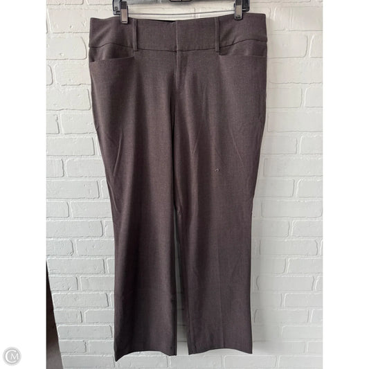 Pants Dress By Apt 9 In Brown, Size: 14
