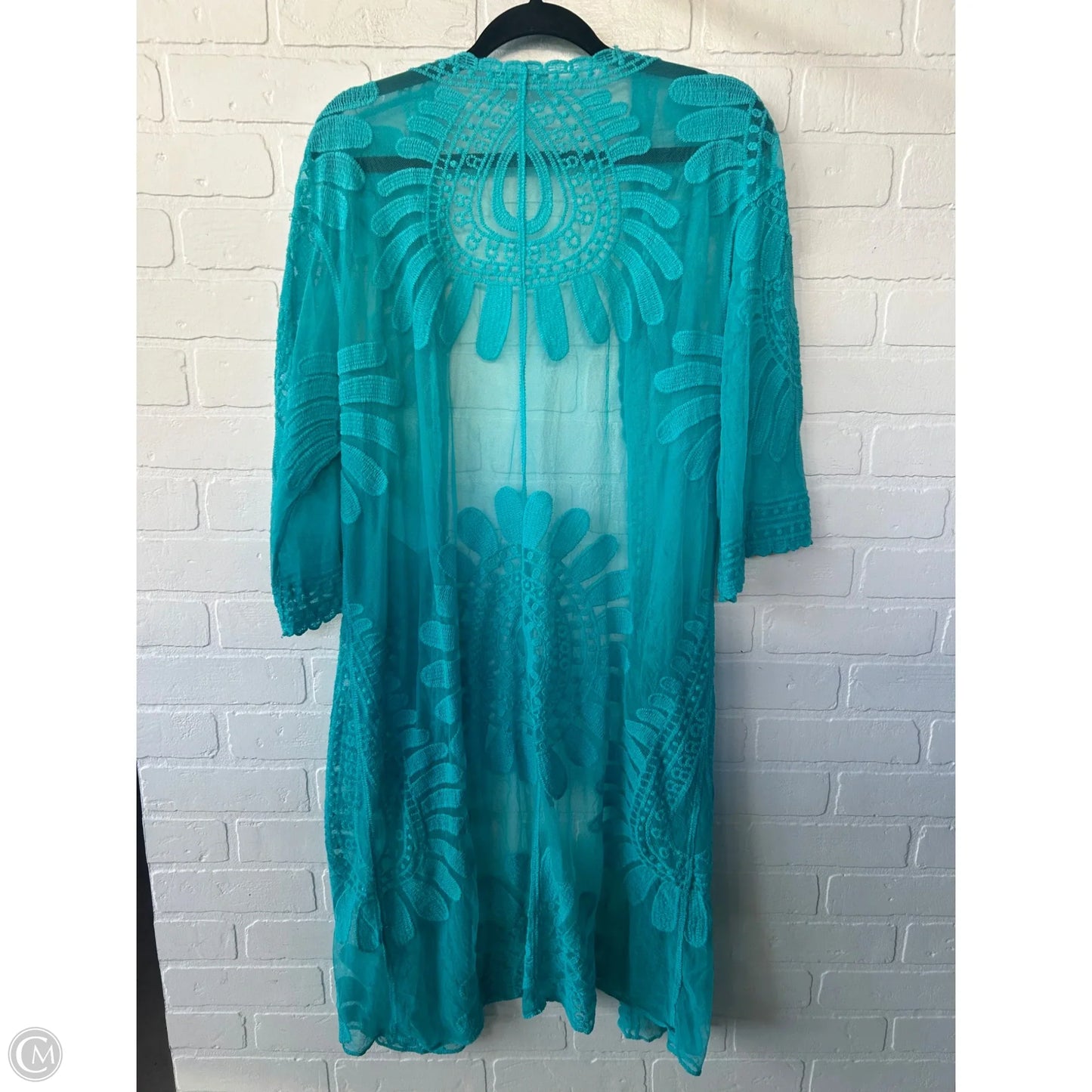 Kimono By Clothes Mentor In Blue, Size: Osfm