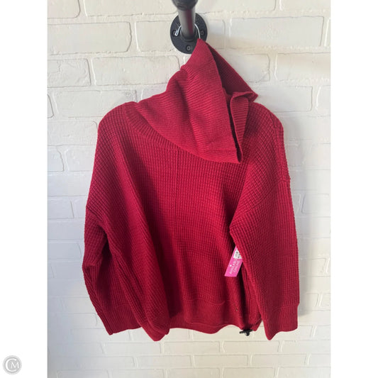 Sweater By Jones New York In Red, Size: L