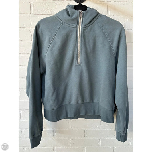 Athletic Sweatshirt Hoodie By Vuori In Blue, Size: M