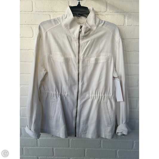 Jacket Shirt By Old Navy In Cream, Size: L
