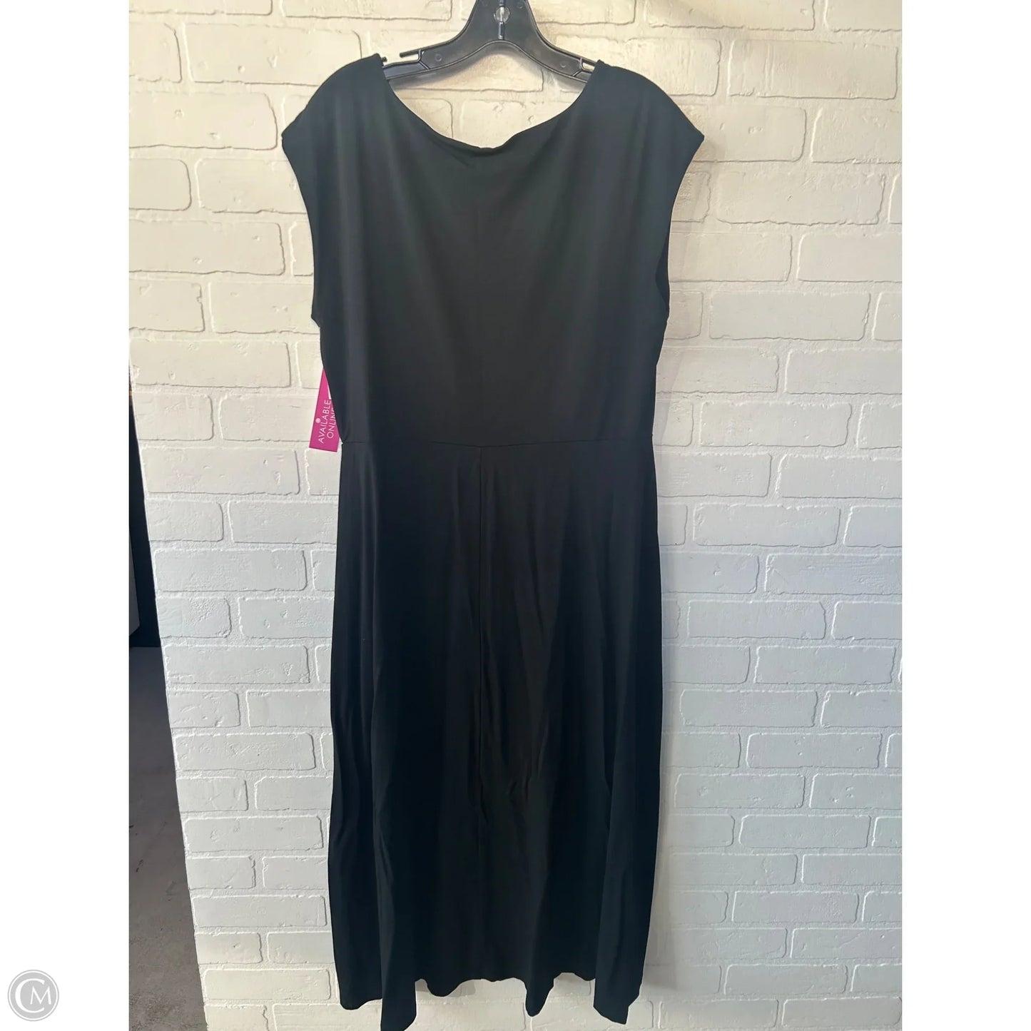 Dress Casual Midi By Banana Republic In Black, Size: L
