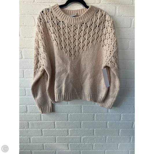 Sweater By Lush In Tan, Size: S