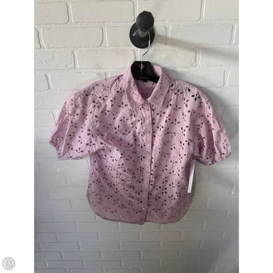 Top Short Sleeve By J. Crew In Purple, Size: S