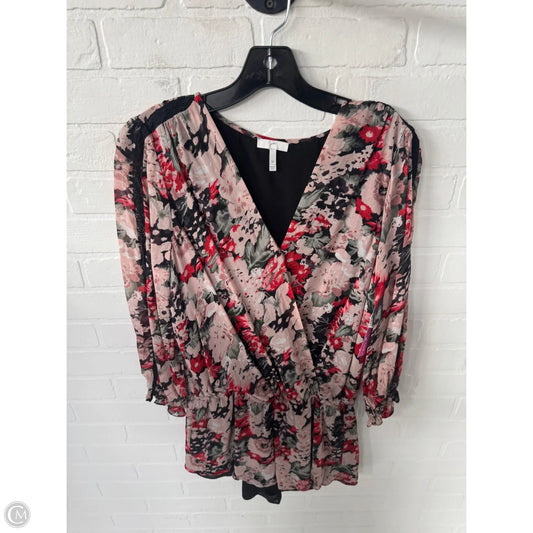 Romper By Joie In Black & Pink, Size: M