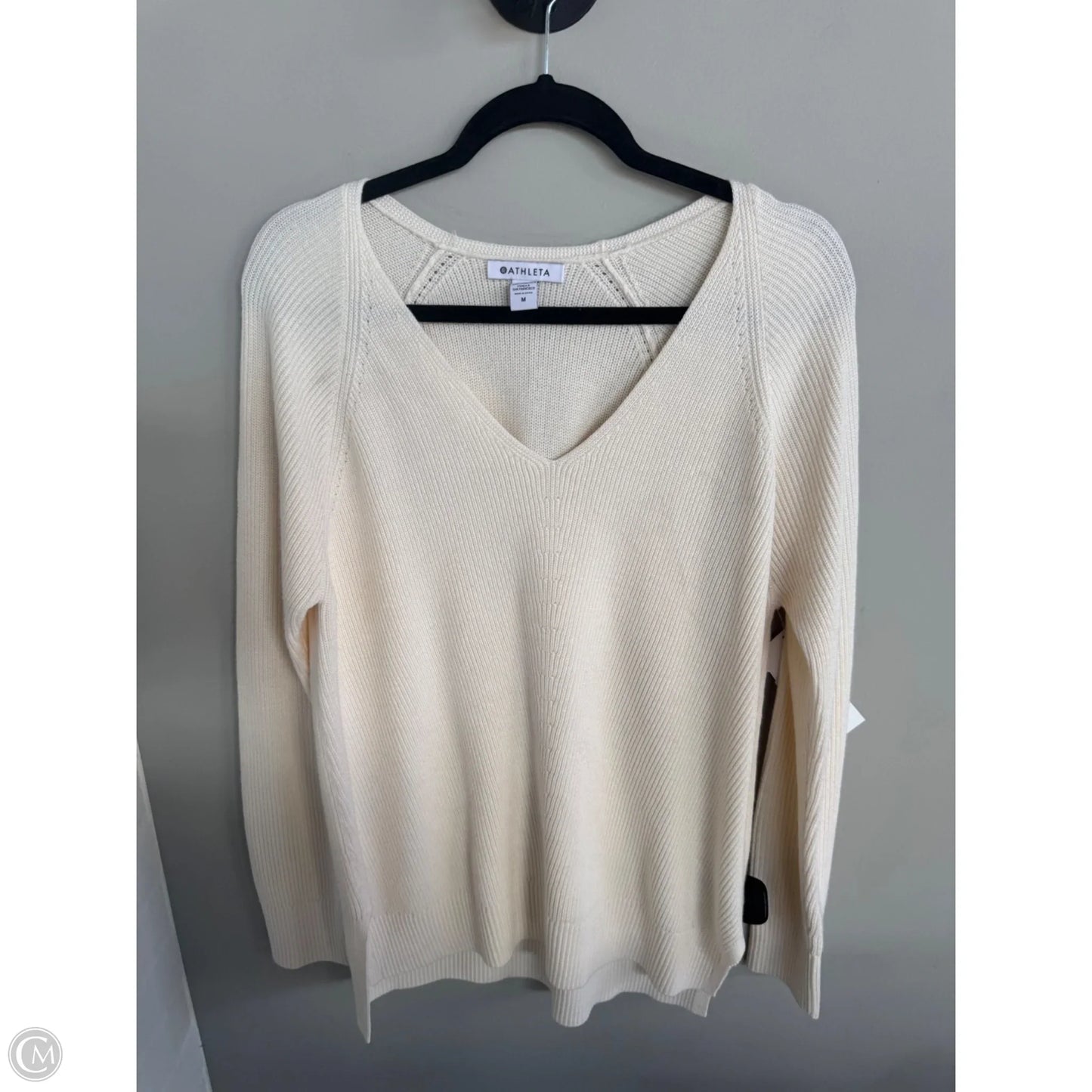 Sweater By Athleta In Cream, Size: M