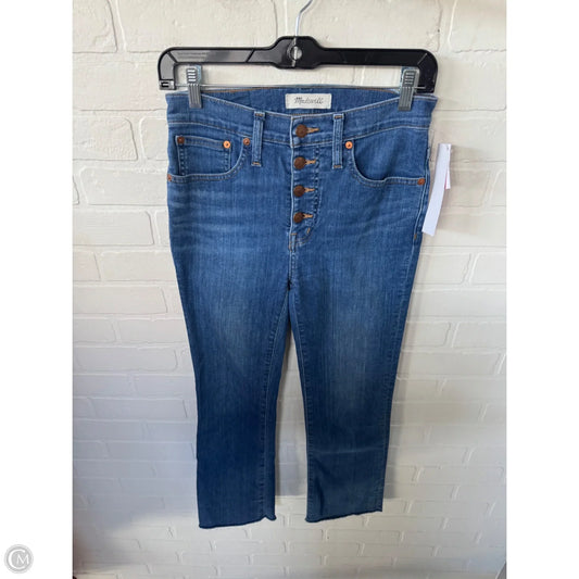 Jeans Boot Cut By Madewell In Blue Denim, Size: 2