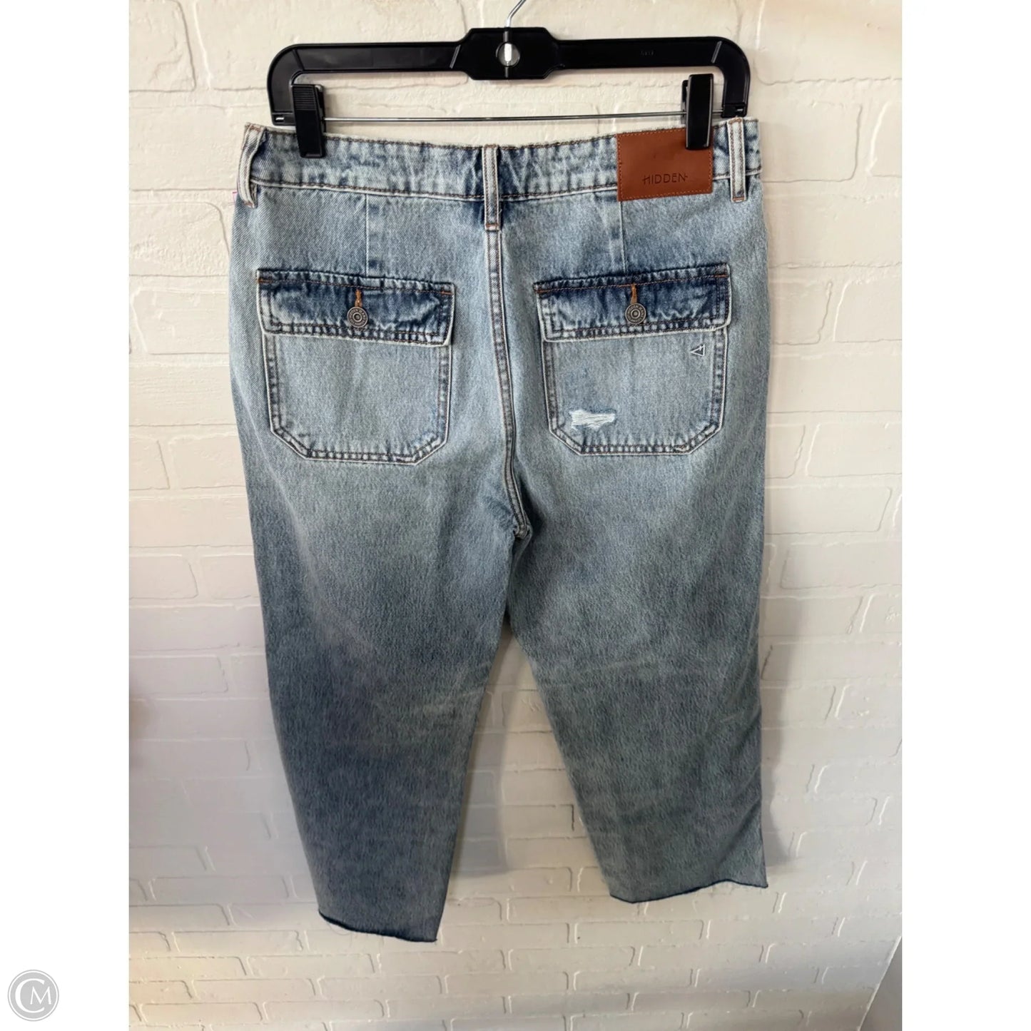 Jeans Straight By Hidden In Blue Denim, Size: 8