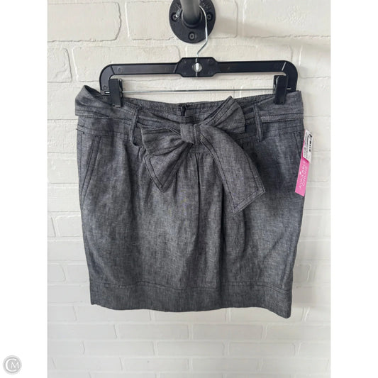 Skirt Mini & Short By Banana Republic In Grey, Size: 10
