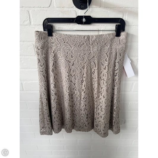 Skirt Midi By Alfani In Tan, Size: 10