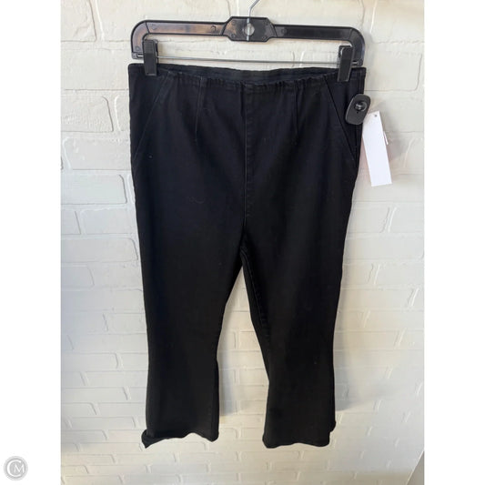 Jeans Boot Cut By Veronica Beard In Black Denim, Size: 12