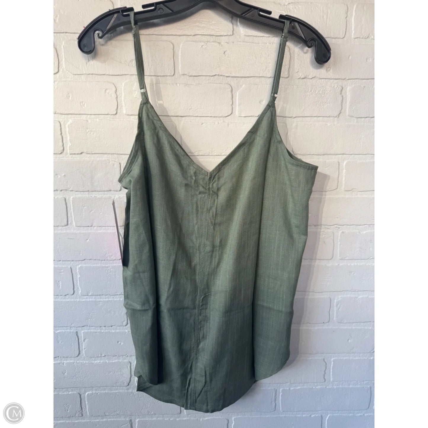 Top Sleeveless By Urban Daizy In Green, Size: M
