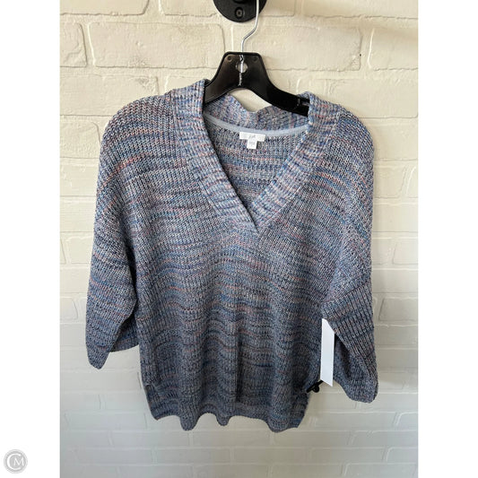 Sweater By J. Jill In Blue & Orange, Size: S