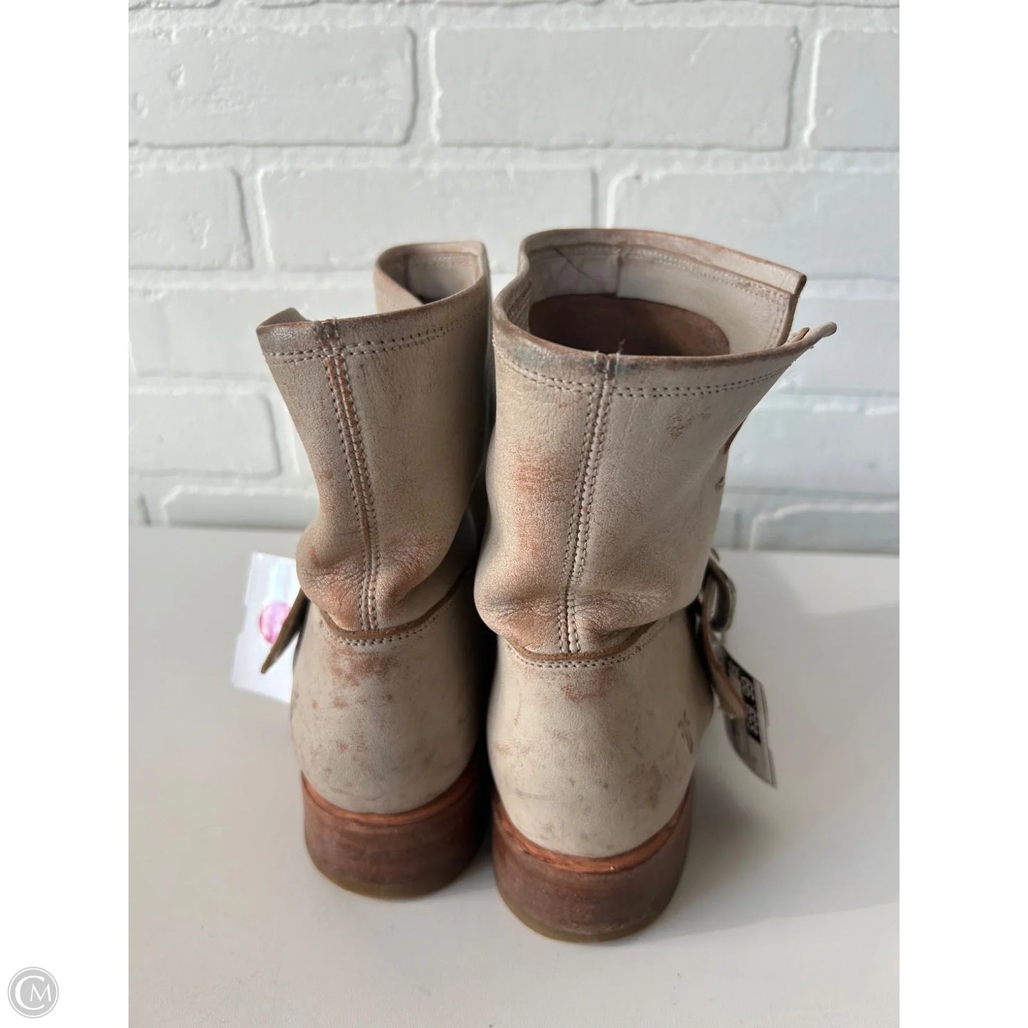 Boots Designer By Frye In Tan, Size: 9