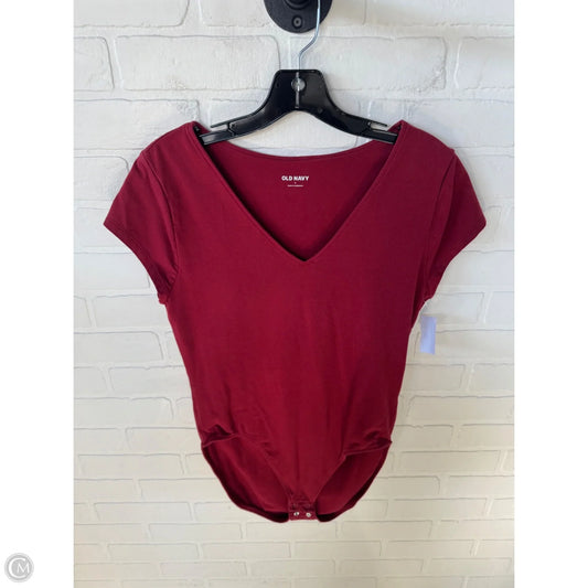 Bodysuit By Old Navy In Red, Size: L
