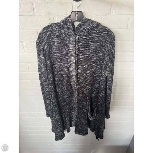 Sweater Cardigan By Free People In Black & White, Size: M