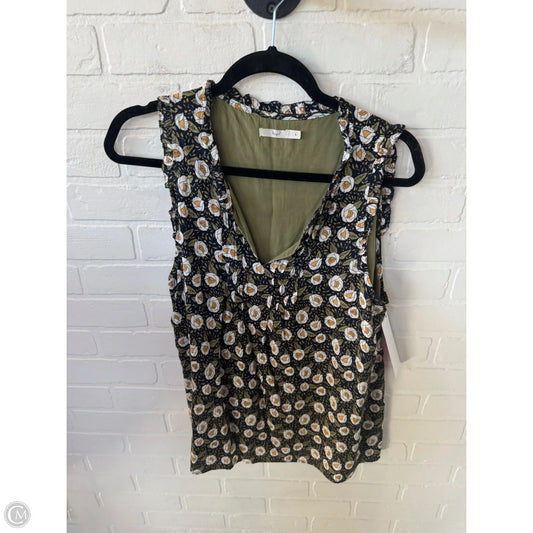 Top Sleeveless By Hazel In Blue & Green, Size: L