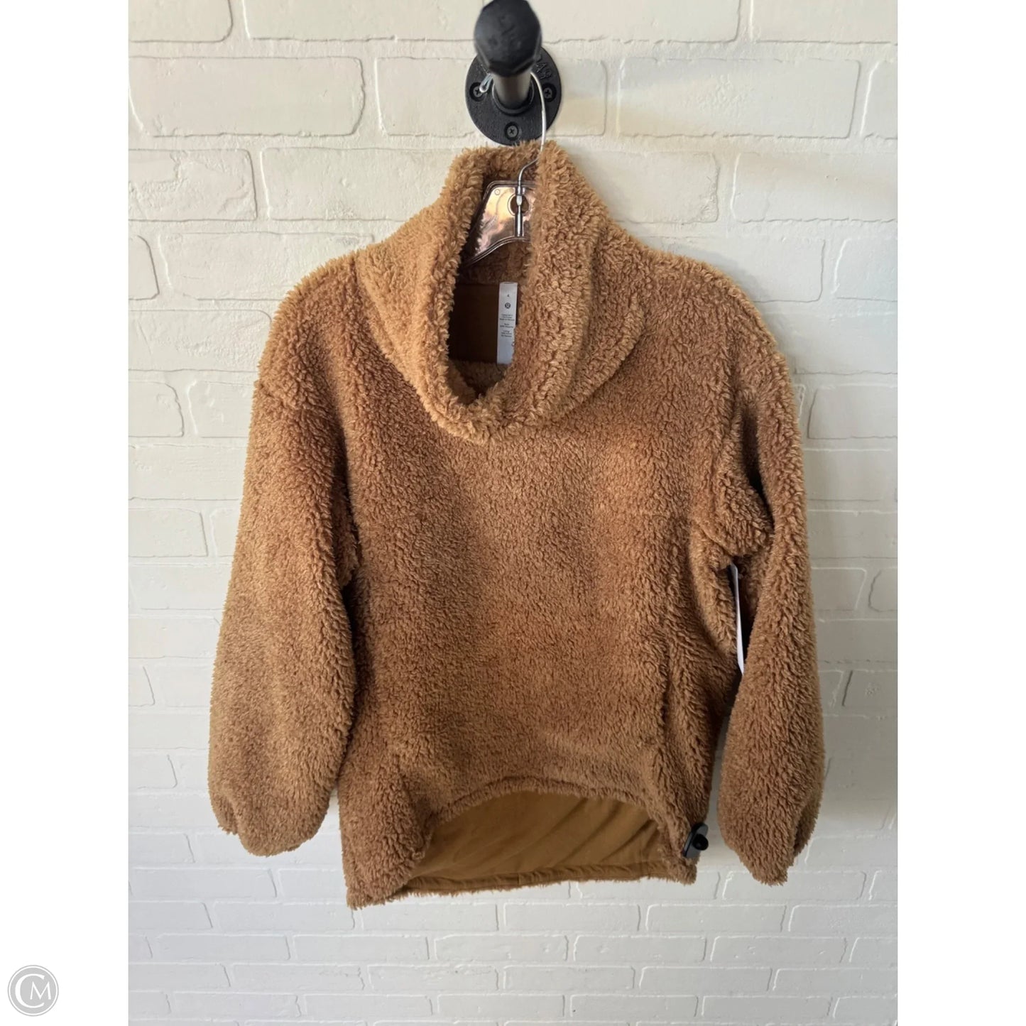 Jacket Fleece By Lululemon In Brown, Size: S