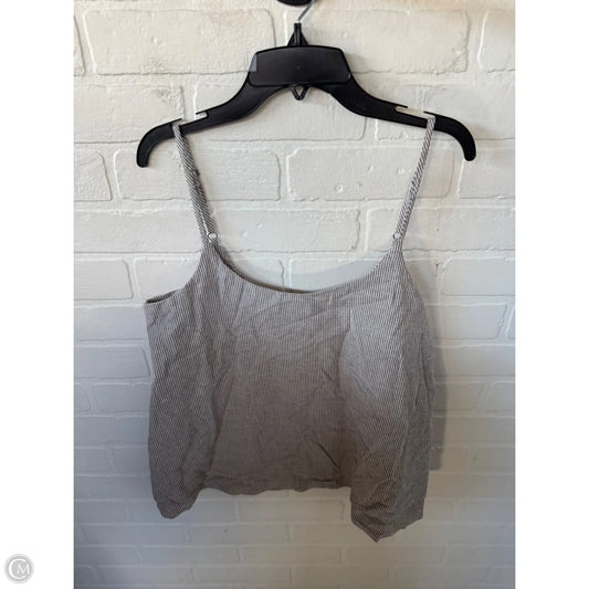 Top Sleeveless By Tart In Brown & White, Size: S