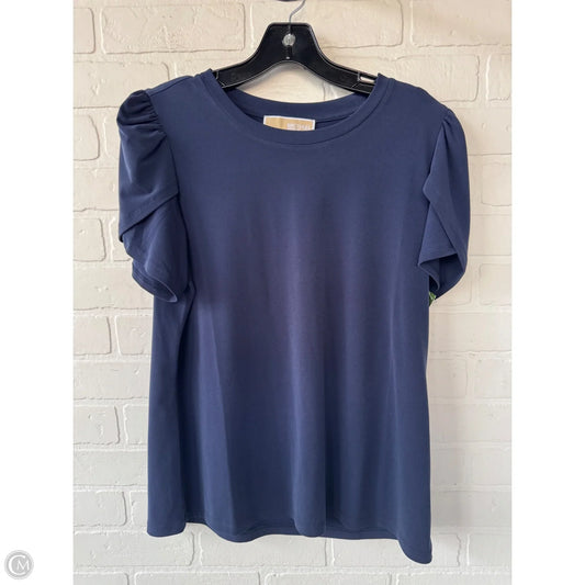 Top Short Sleeve By Michael By Michael Kors In Blue, Size: M