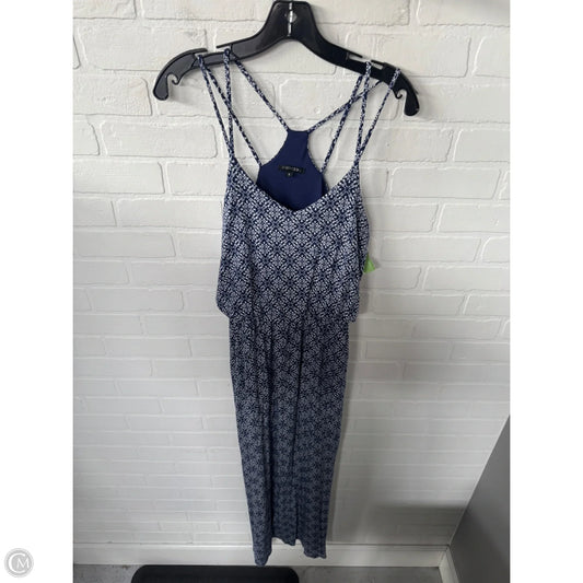 Dress Casual Maxi By Papermoon In Blue & White, Size: S