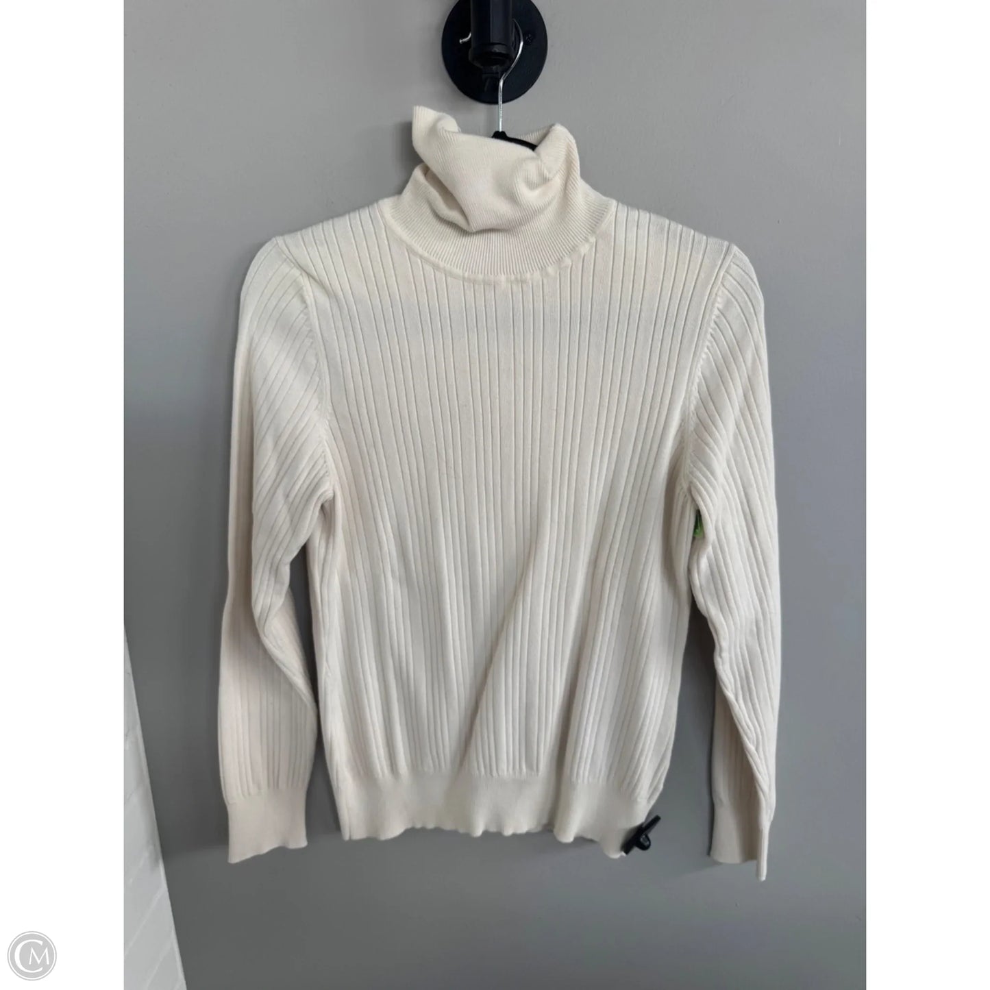 Sweater By Talbots In Cream, Size: L