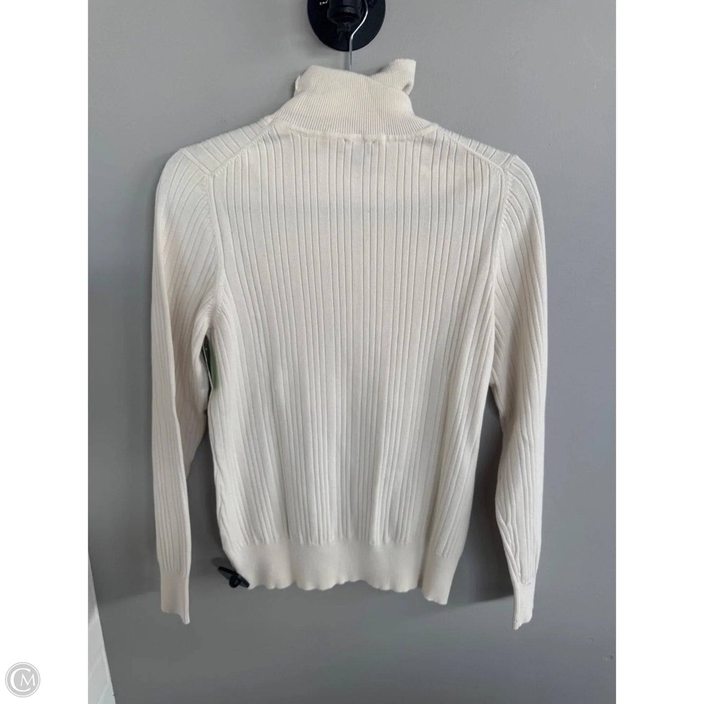Sweater By Talbots In Cream, Size: L