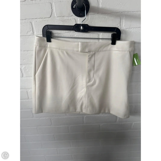 Skirt Mini & Short By A New Day In Cream, Size: 12