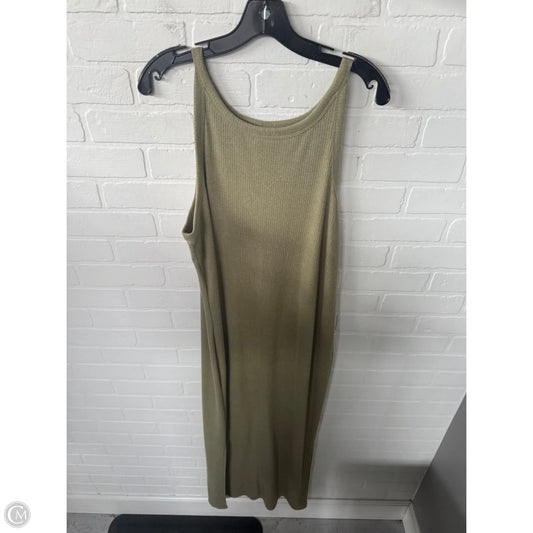 Dress Casual Midi By A New Day In Green, Size: L