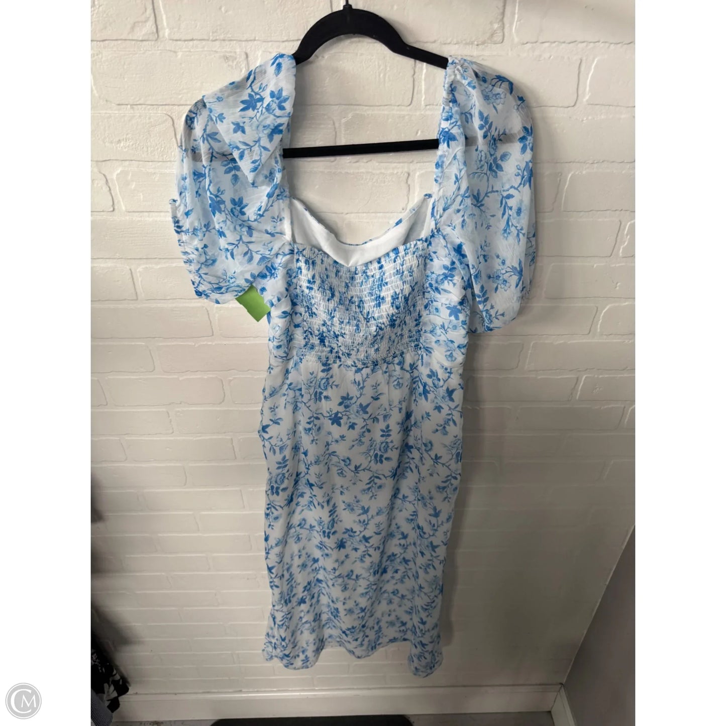 Dress Party Midi By French Connection In Blue & White, Size: L