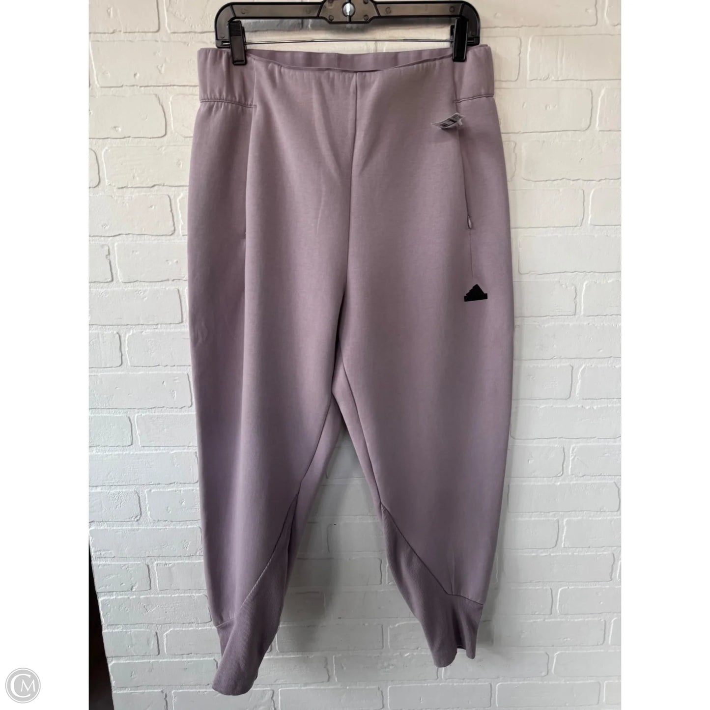 Athletic Pants By Adidas In Purple, Size: 12